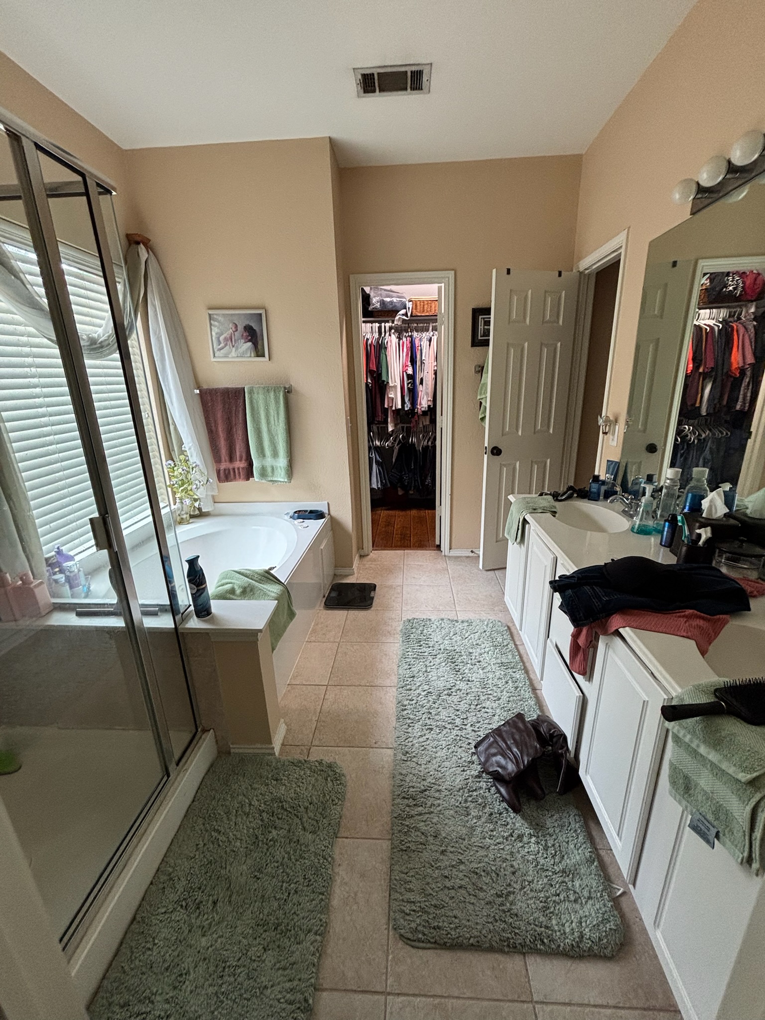 Distressed property before DeWitt renovation - peeling paint, overgrown yard